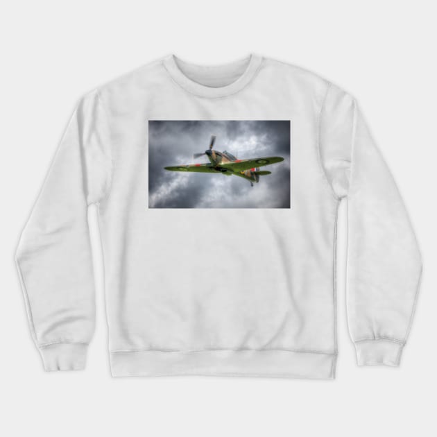 Hawker Hurricane Mk I R4118 Crewneck Sweatshirt by Nigdaw